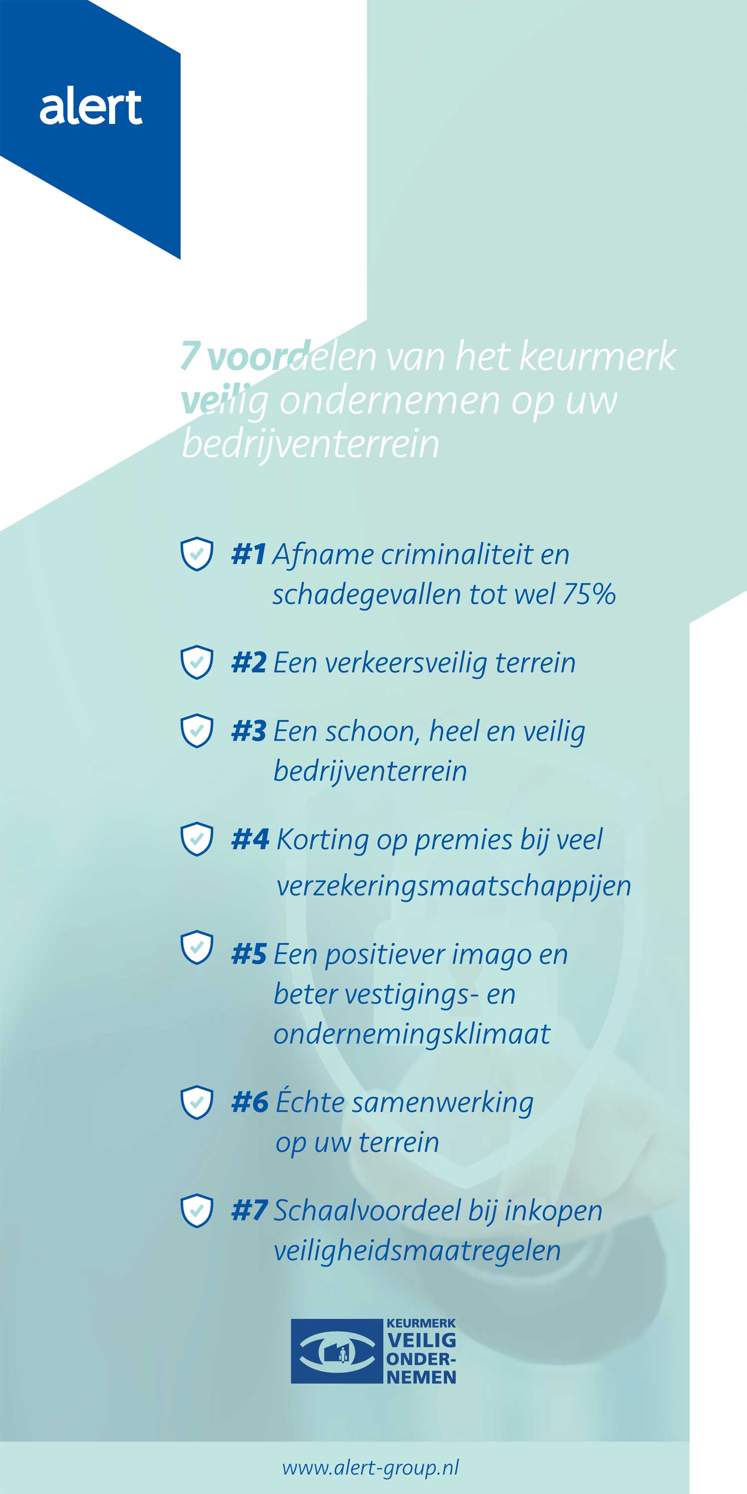 Infographic: 7 voordelen van het keurmerk veilig ondernemen op uw bedrijventerrein